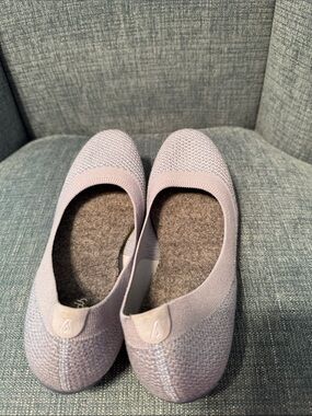 All bird Women’s Knit Slip-On Ballet Flats in light blue